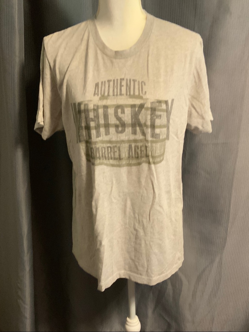 Sonoma Light Gray 'Whiskey' Graphic Short Sleeve Tee